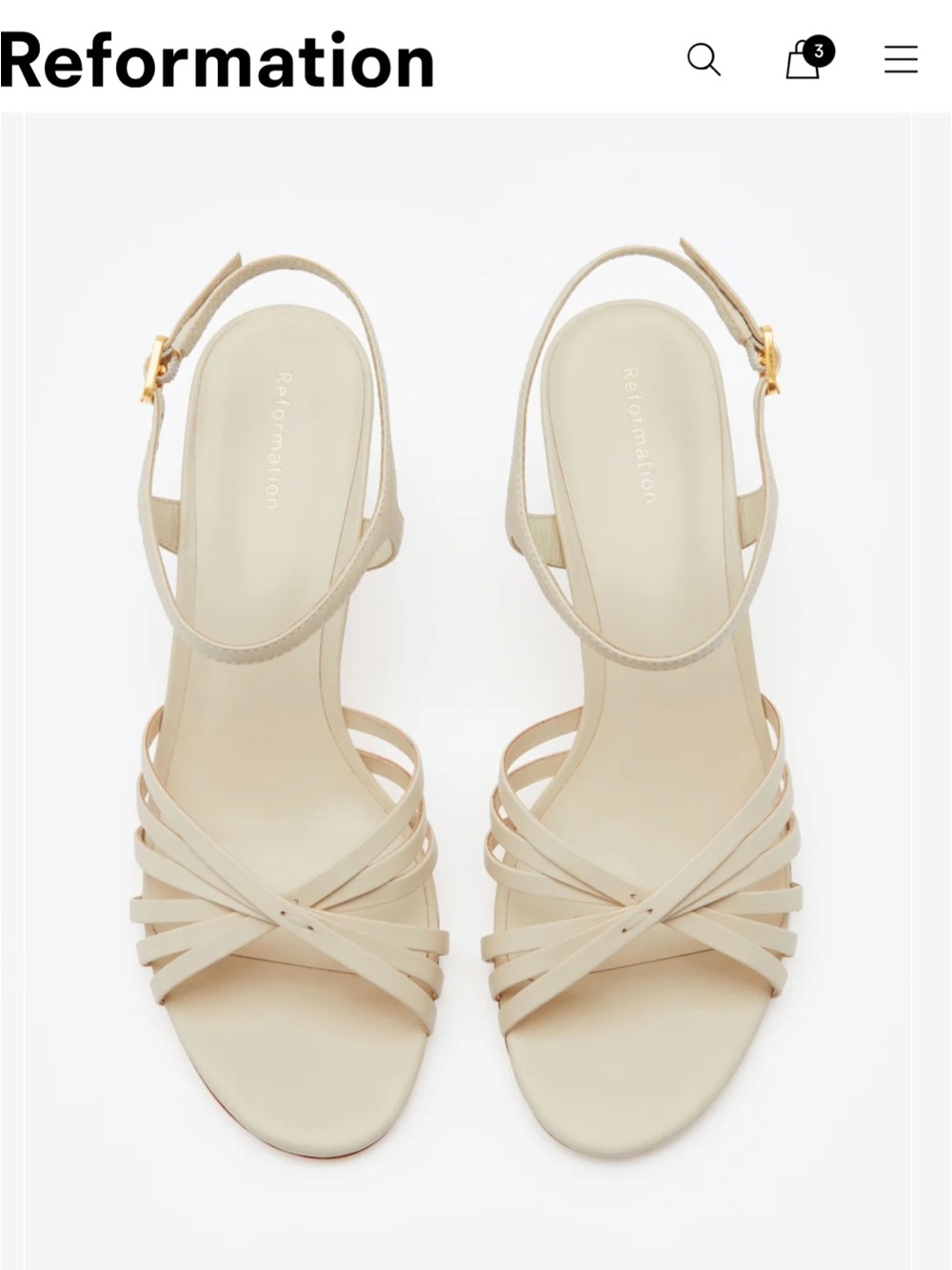 Reformation Paloma Heeled Sandals